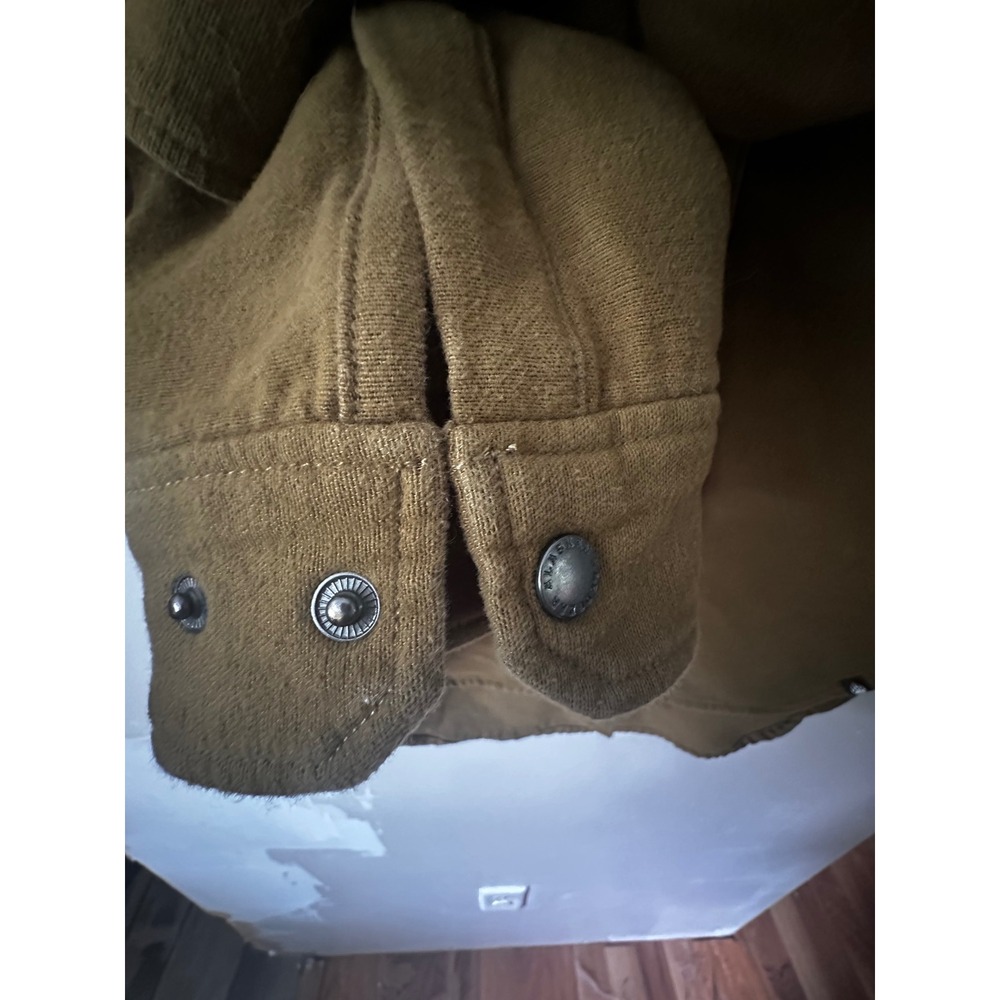 Alaskan Hardgear Duluth Trading Co Mens Small Olive Green Snap Shirt Jacket - Picture 4 of 9